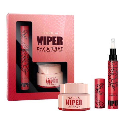Nabla - Viper Day & Night Lip Treatment Kit - Zestaw Do Pielęgnacji Ust - Viper Pielęgnacja Twarzy Kit - Dla Kobiet