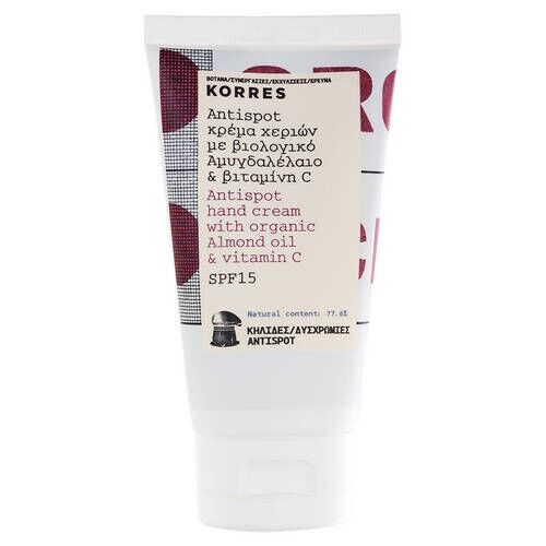 Korres - Krem Do Rąk Z Organicznym Olejkiem Migdałowym I Witaminą C - 75 Ml - Dla Kobiet