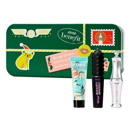 Zestaw świąteczny Merry Mini Mail - Mini primer, tusz do rzęs i żel do brwi