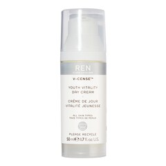 V-CENSE YOUTH VITALITY DAY CREAM - Krem nawilżający , REN CLEAN SKINCARE