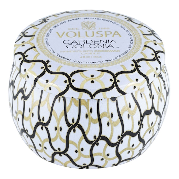 Maison Blanc Gardenia Colonia Mini Tin Candle - Świeca , VOLUSPA