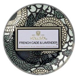 Japonica French Cade Lavender Mini Tin Candle - Świeca