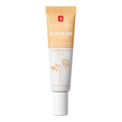 Erborian - Super Bb Au Ginseng Clair – Kryjący Krem Korygujący Niedoskonałości - Bb Family Super Bb Nude 15ml - Dla Kobiet