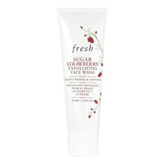 Sugar Strawberry Face Wash – Złuszczający peeling cukrowy z truskawek, FRESH