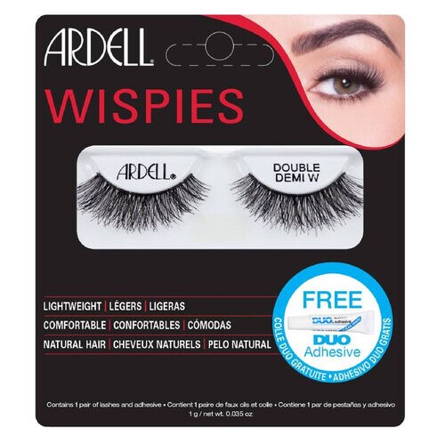 Ardell - Double Up Demi Wispies Lashes - Sztuczne Rzęsy Na Pasku - Black - Dla Kobiet