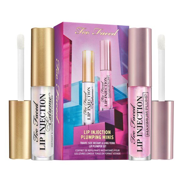 Lip Injection - Zestaw błyszczyków zwiększających objętość w formacie mini, TOO FACED