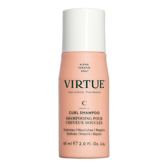 Curl Shampoo - Szampon do włosów kręconych w formacie podróżnym, VIRTUE
