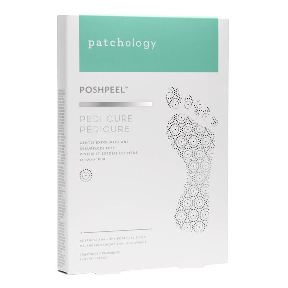 PoshPeel Pedicure - Maska z tkaniny do stóp, PATCHOLOGY