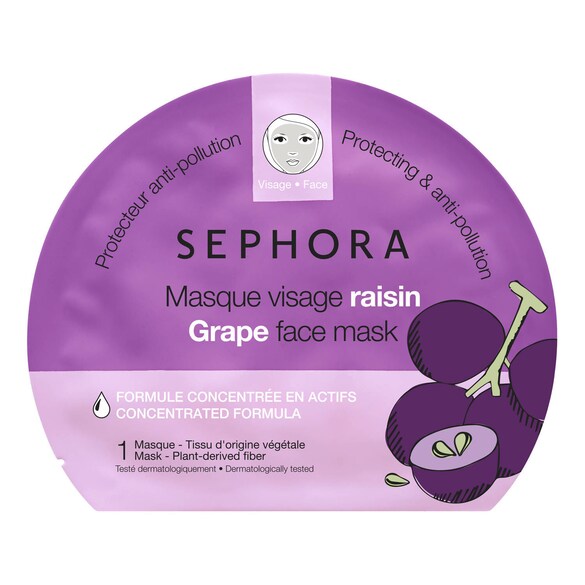 Maseczka do twarzy - Maseczka z tkaniny pochodzenia roślinnego, SEPHORA COLLECTION
