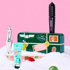 Zestaw świąteczny Merry Mini Mail - Mini primer, tusz do rzęs i żel do brwi