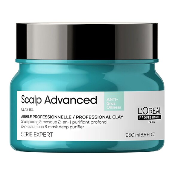 Scalp Advanced maska oczyszczająca z glinką 2w1, L'Oréal Professionnel