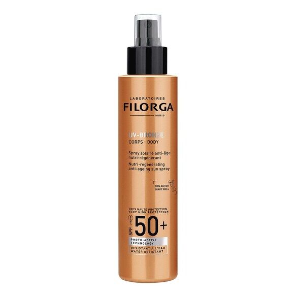 UV-Bronze Body -  Przeciwzmarszczkowy Spray Przeciwsłoneczny SPF50+, FILORGA