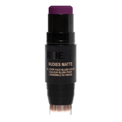 Nudies Matte Blush - Sztyft do konturowania z podwójną końcówką, NUDESTIX