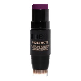 Nudestix - Nudies Matte Blush - Sztyft Do Konturowania Z Podwójną Końcówką - Nudies Matte Moodie Blu - Dla Kobiet