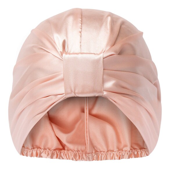 Anti-Frizz Satin Hair Bonnet Pink - Satynowy czepek do włosów, GLOV