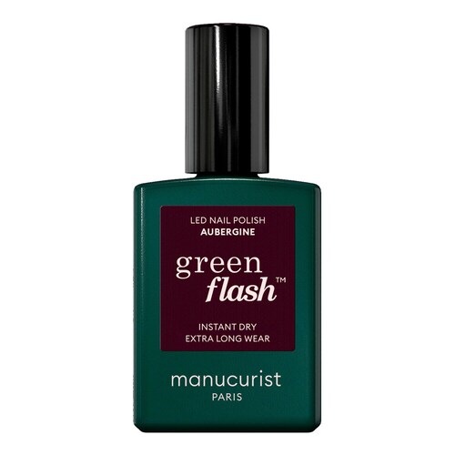 Manucurist - Vernis Green Flash - Lakier Półpermanentny - Aubergine (15ml) - Dla Kobiet