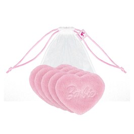 Ultrasoft Reusable Pads Barbie Hearts - Płatki do zmywania makijażu