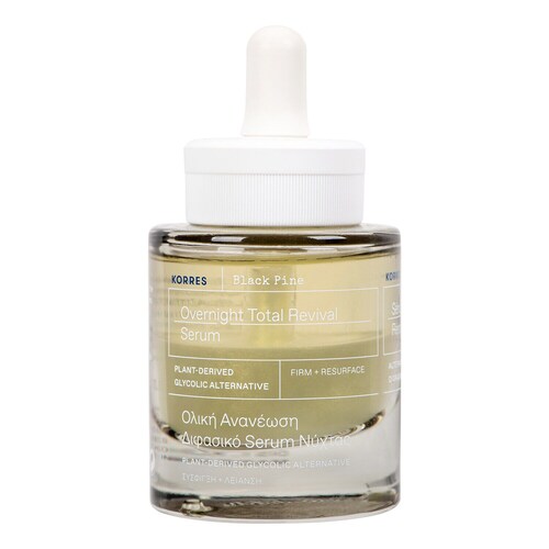 Korres - Black Pine - Ujędrniające Serum Do Twarzy Na Noc - Black Pine Night Serum - Dla Kobiet