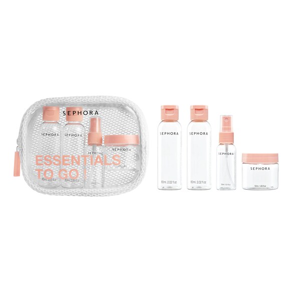 Zestaw weekendowy – Zestaw 4 pustych pojemników, SEPHORA COLLECTION