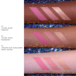 Pat McGrath Labs X Bridgerton Divine Blush + Glow Trio - Paleta do twarzy