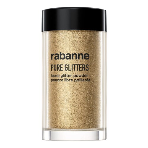 Rabanne Makeup - Pure glitters - Wielofunkcyjny Sypki Puder Z Brokatem - Arts Factory Pure glitters Cosmic gold - Dla Kobiet