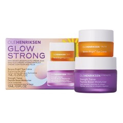 Glow Strong Set – duet krem nawilżający + krem pod oczy, OLEHENRIKSEN