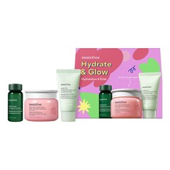 Nawilżenie i blask – Zestaw do pielęgnacji twarzy, INNISFREE