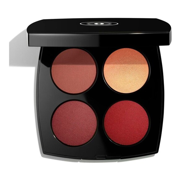 Les 4 Rouges Yeux Et Joues - Paleta cieni do powiek i różów do policzków, CHANEL