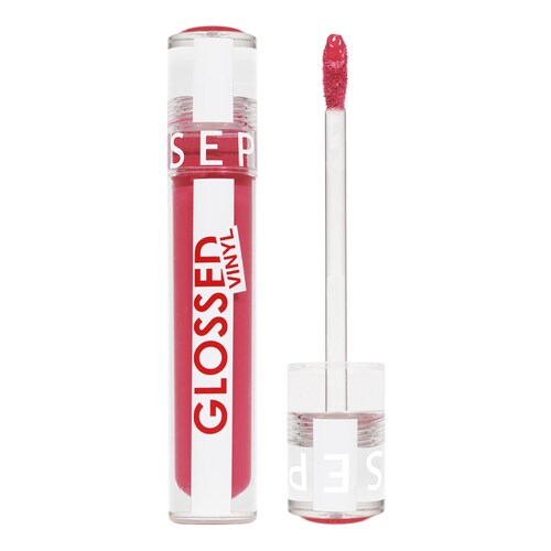 Sephora Collection - Glossed Vinyl - Lakier Do Ust O Intensywnym Kolorze - Glossed Vinyl-21 09 Addictive Coral - Dla Kobiet