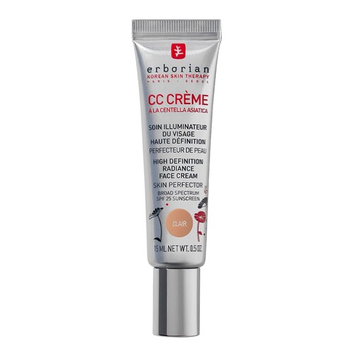 Erborian - Krem Cc Hd Z Wąkrotką Azjatycką - Format Podróżny - Clair (15 Ml) - Dla Kobiet
