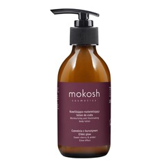 „Czereśnia z bursztynem” - Nawilżająco-rozświetlający lotion do ciała , MOKOSH