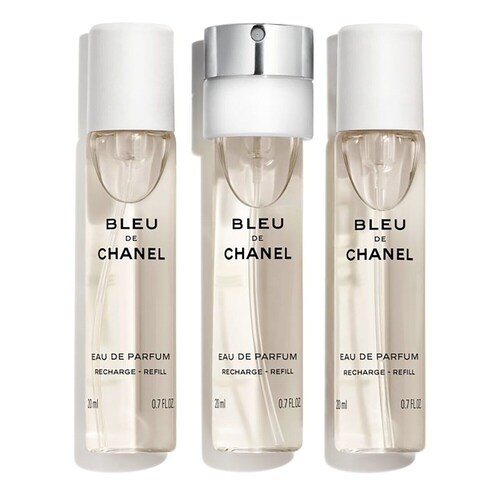 Chanel - Bleu De Chanel - Woda Perfumowana - Recharge 3 X 20 Ml - Dla Mężczyzn