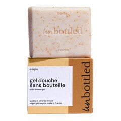 Gel douche sans bouteille Avoine & Amande Douce – Kostka myjąca do ciała, UNBOTTLED