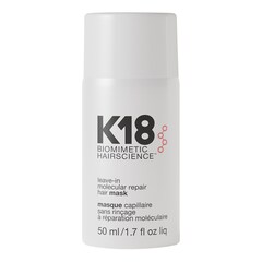 Leave-in Molecular Repair Hair Mask - Maska odbudowująca - Format podróżny, K18
