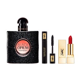 YSL Set for Her - Black Opium, mini maskara i mini pomadka