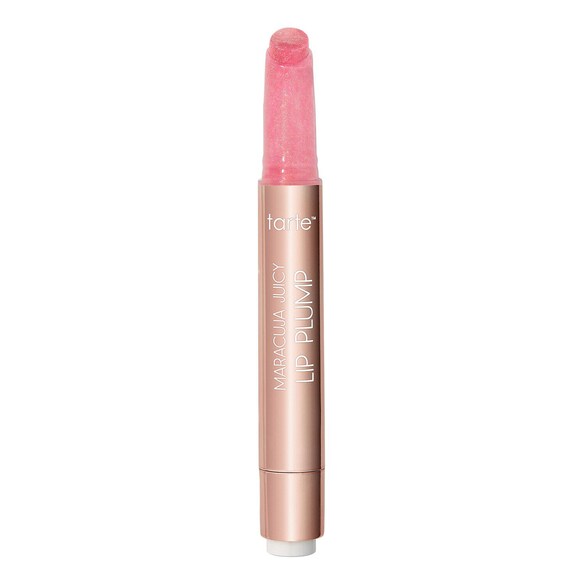 Maracuja Juicy Lip Shimmer Glass Plump - Błyszczyk powiększający usta z brokatem, TARTE
