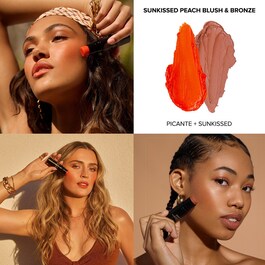 Sunkissed Peach Blush and Bronze 2-Piece Kit - Zestaw do makijażu