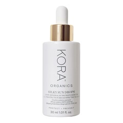 Silky Sun Drops 100% Mineral Sunscreen - Serum do twarzy z filtrem SPF 30 , KORA ORGANICS