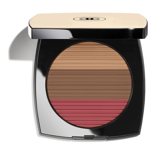 Chanel - Les Beiges - Puder Zapewniający Zdrowy Blask Słonecznej Opalenizny - Les Beiges Mpe Deep Rose Gold 15g - Dla Kobiet
