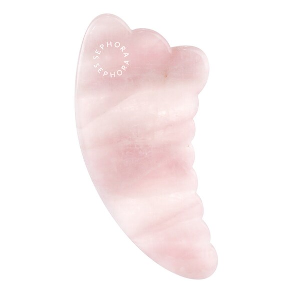 Gua sha do ciała z różowego kwarcu - Narzędzie do masażu, SEPHORA COLLECTION