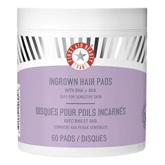 Ingrown Hair Pads - Płatki biodegradowalne na wrastające włoski 60 szt., FIRST AID BEAUTY