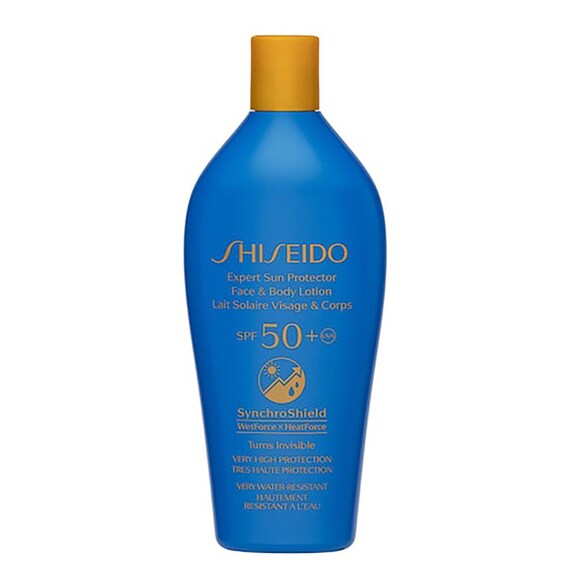 SYNCHROSHIELD - Mleczko do opalania twarzy i ciała SPF 50+ , SHISEIDO