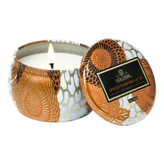 Japonica Spiced Pumpkin Latte Mini Tin Candle - Świeca , VOLUSPA