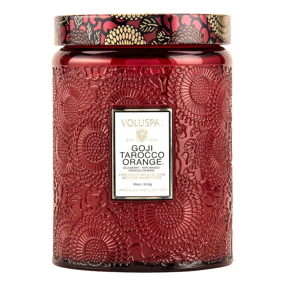 Japonica Goji Tarocco Orange Large Jar Candle - Świeca, VOLUSPA