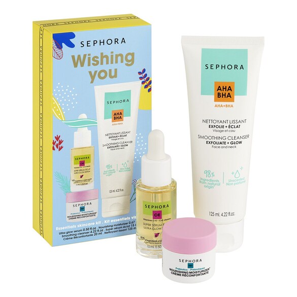 Zestaw niezbędnych kosmetyków do pielęgnacji twarzy – Wishing You, SEPHORA COLLECTION