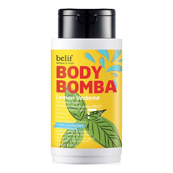 Body Bomba Lemon Verbena – Krem nawilżający do ciała, BELIF