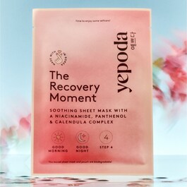 The Recovery Moment – kojąca maska w płachcie z kompleksem niacynamidu
