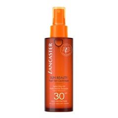 SUN BEAUTY – Jedwabisty suchy olejek w sprayu przyspieszający opalanie SPF 30, LANCASTER