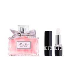 Wyjątkowy Zestaw : Miss Dior Eau de Parfum i Rouge Dior Nawilżający balsam do ust, DIOR