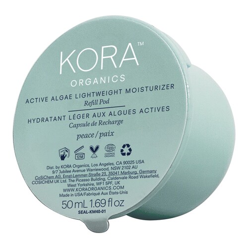 Kora Organics - Active Algae Lightweight Moisturizer – Lekki Żel Nawilżający - Active Algae Moisturiser Refill 50ml - Dla Kobiet
